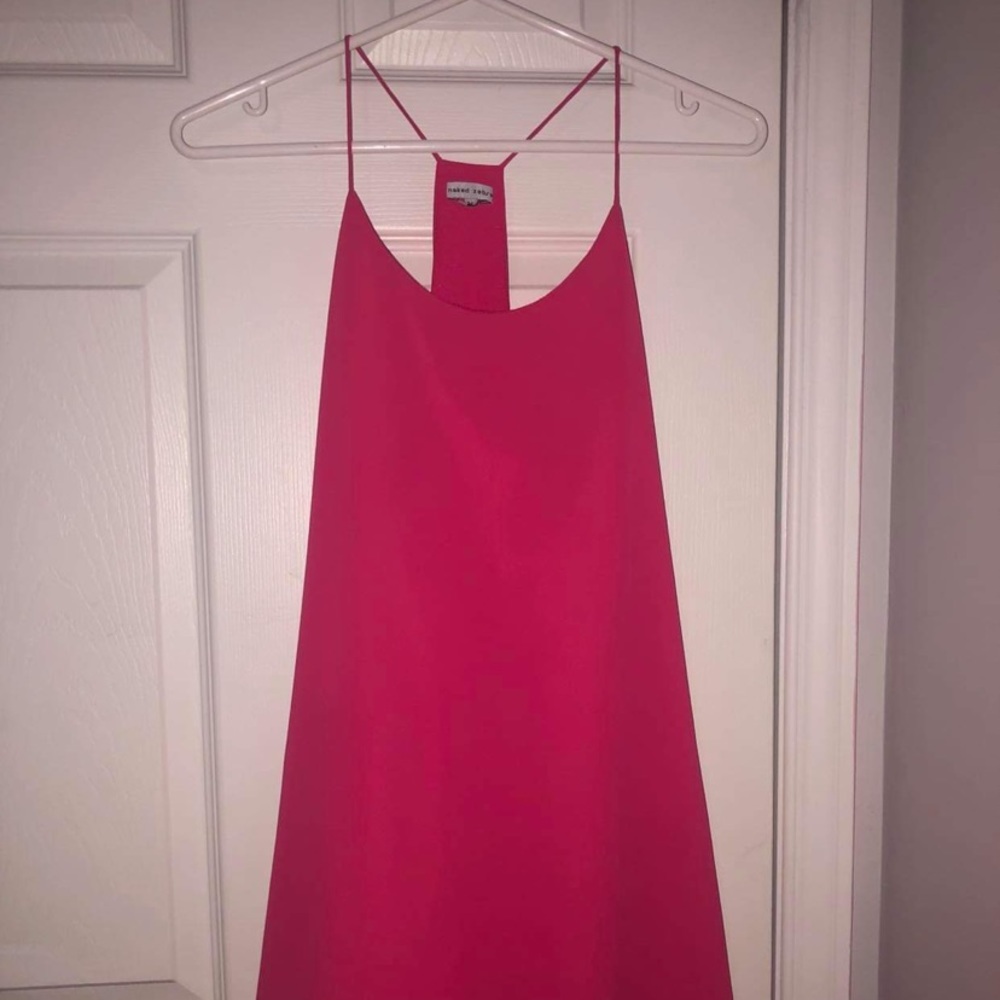 naked zebra strap dress